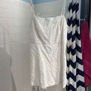 Urban outfitters white floral/paisley mini dress